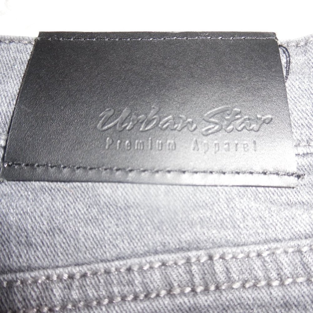 URBAN STAR PREMIUM JEANS. GRAY.  42X32. MENS
